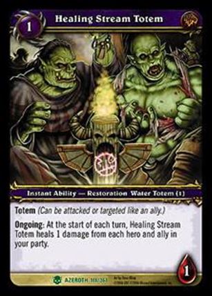 World of Warcraft: Heroes of Azeroth (Base Set) card 111 Healing Stream Totem