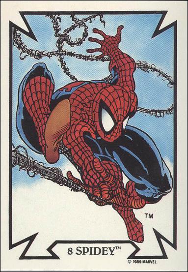 Todd McFarlane Super Heroes: Series 1 (Base Set) card 8 Spidey