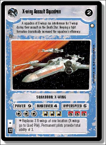 Star Wars: Special Edition Limited (Base Set) card 304 X-wing Assault Squadron