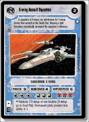 Star Wars: Special Edition Limited (Base Set) card 304 X-wing Assault Squadron