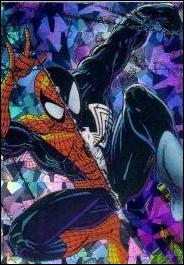Spider-Man: The McFarlane Era (Prism Subset) card P-6 Red & Blue