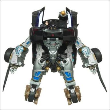 Transformers: Hunt for the Decepticons Human Alliance (Deluxe Class) figure 3-B Shadow Blade Sideswipe & Mikaela Barnes - Loose