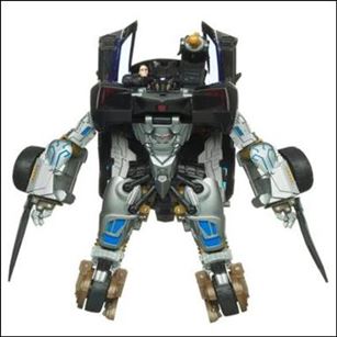 Transformers: Hunt for the Decepticons Human Alliance (Deluxe Class) figure 3-B Shadow Blade Sideswipe & Mikaela Barnes - Loose