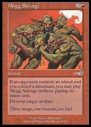 Magic the Gathering: Nemesis (Base Set) card 94 Mogg Salvage