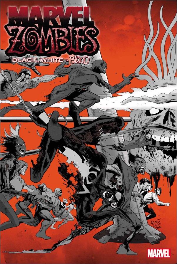 Marvel Zombies: Black, White & Blood issue 2-D Greg Land 1:50 Unearthed Cover