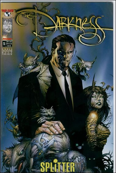 Darkness (1996) issue 5-B Marc Silvestri "Splitter" Cover