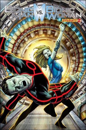 Bionic Man vs the Bionic Woman issue 2 Sean Chen Cover