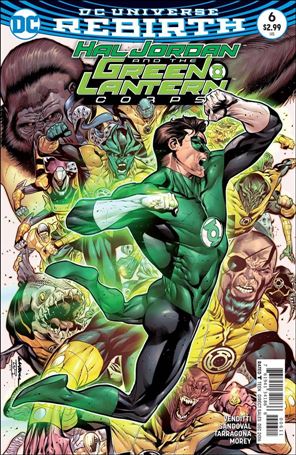 Hal Jordan and the Green Lantern Corps issue 6 Rafael Sandoval Cover