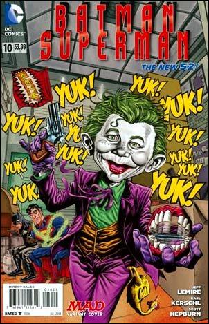 Batman/Superman (2013) issue 10-D Tom Richmond 1:25 MAD Cover