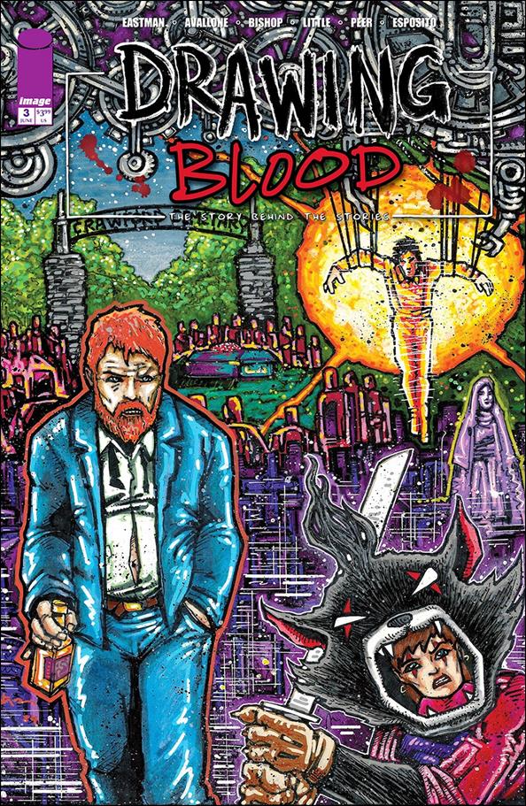 Drawing Blood (2024) issue 3 Kevin Eastman Cover