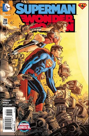 Superman/Wonder Woman issue 28-B John Romita Jr. Cover
