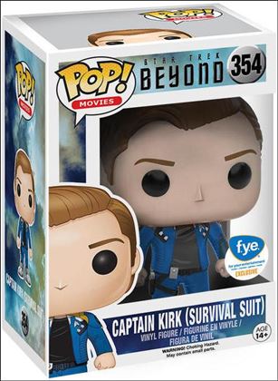POP! Movies figure 354 Captain Kirk (Survival Suit) FYE