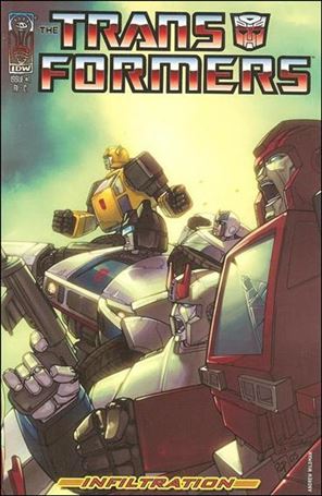 Transformers: Infiltration issue 1-G Andrew Wildman Wraparound Cover