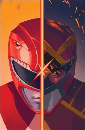 Power Rangers issue 21-G Jake Wyatt 1:10 Virgin FOC Reveal Cover