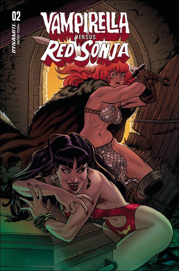 Vampirella vs Red Sonja issue 3-C Joe Quinones Cover