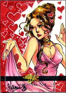 Legends & Lore (Sketch Card Subset) card HM Hanie Mohd 1/15