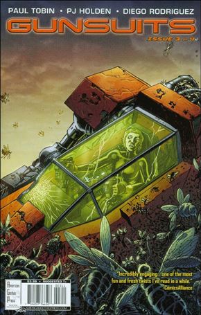 Famous Monsters Presents: Gunsuits issue 3 P.J. Holden Cover