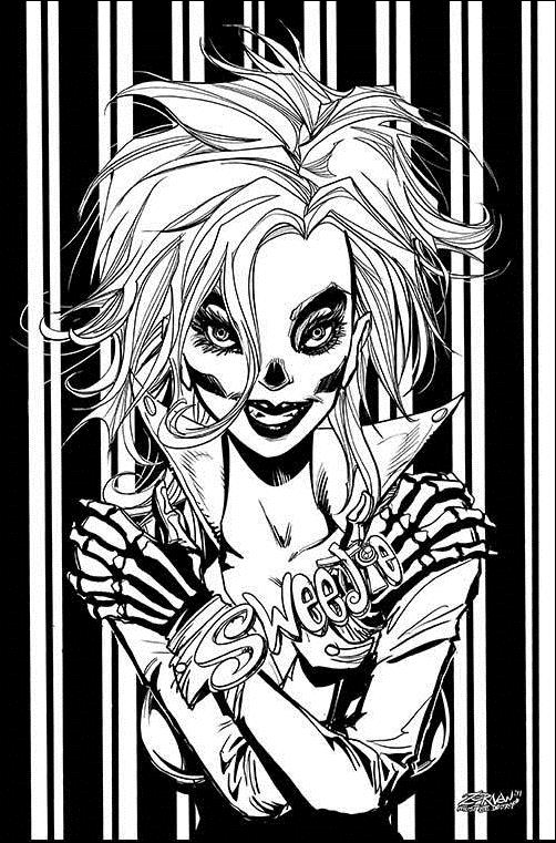 Sweetie Candy Vigilante (2024) issue 5-J Jeff Zornow FOC 1:5 Black/White Halloween Cover