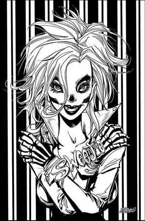 Sweetie Candy Vigilante (2024) issue 5-J Jeff Zornow FOC 1:5 Black/White Halloween Cover