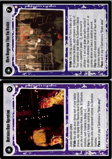 Star Wars: Special Edition Limited (Base Set) card 297 Dantooine Base Operations / More Dangerous Than...