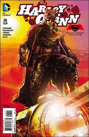 Harley Quinn (2014) issue 26-B Tony Harris Batman v Superman Cover