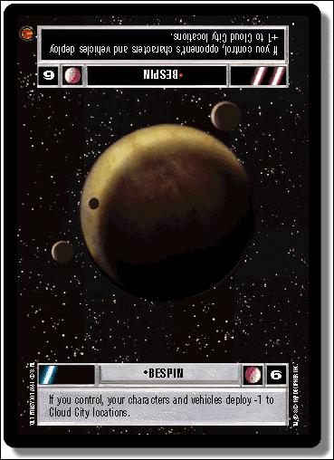 Star Wars: Cloud City Limited (Base Set) card 84 Bespin