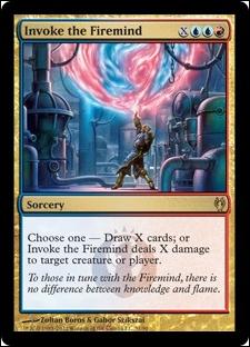 Magic the Gathering: Duel Decks: Izzet vs. Golgari (Base Set) card 31 Invoke the Firemind