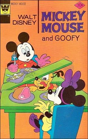 Walt Disney's Mickey Mouse issue 166-B Whitman Cover