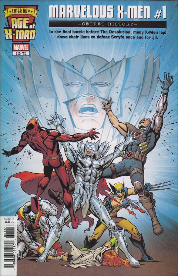 Age of X-Man: Marvelous X-Men issue 1-E Carlos Pacheco Unbagged Secret Cover
