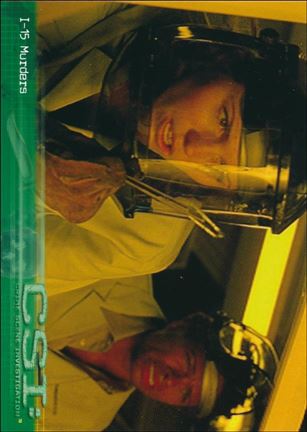 CSI: Crime Scene Investigation - Series One (Base Set) card 11 I-15 Murders