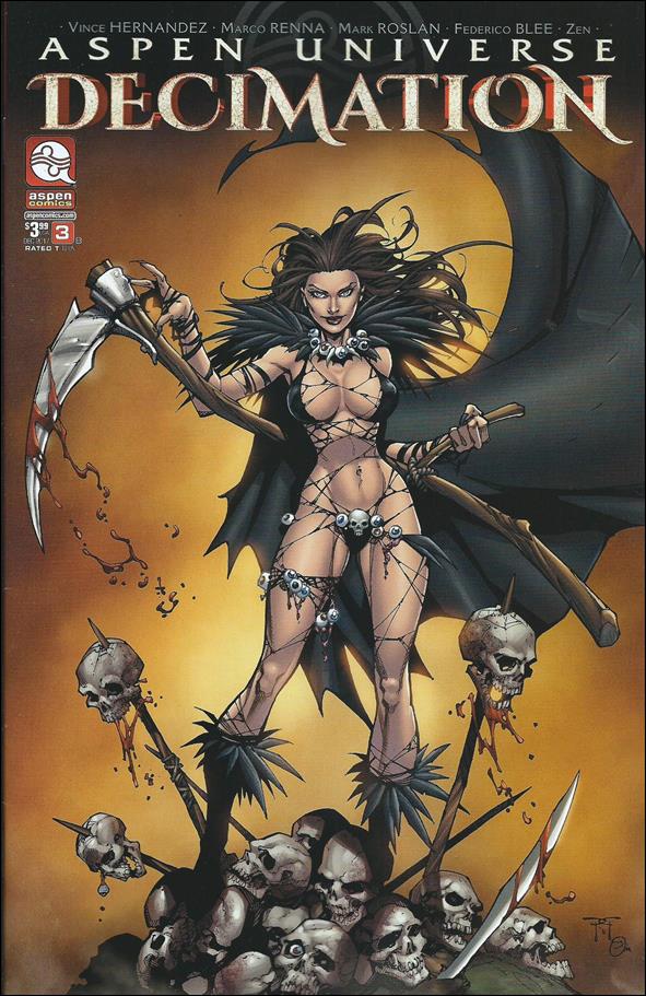 Aspen Universe: Decimation issue 3-B Randy Green Cover