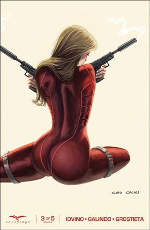 Red Agent issue 3-B Caio Cacau Wraparound Cover