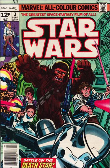 Star Wars (1977) issue 3-C UK Price Cover