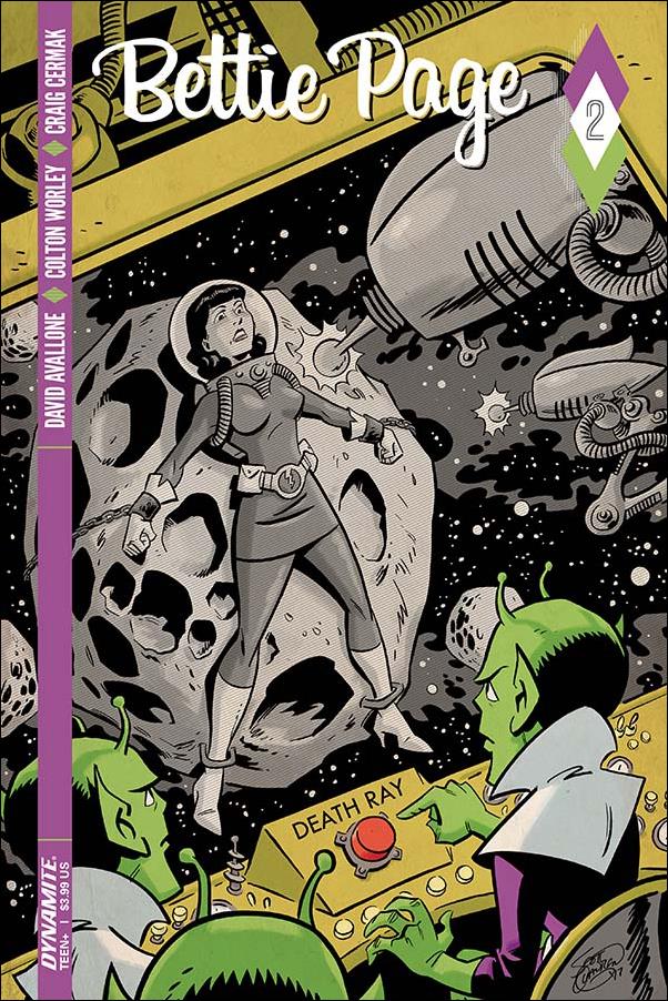 Bettie Page (2017) issue 2-B Scott Chantler Cover