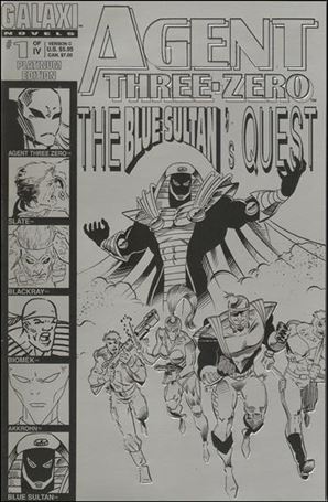 Agent Three Zero: The Blue Sultan's Quest/ Blue Sultan- Galaxi Fact Files  issue 1-C Platinum Edition