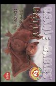 Beanie Babies Series 1 (Birthday or Rookie Subset) card 26-D Batty The Bat Gold Lettering 1/150