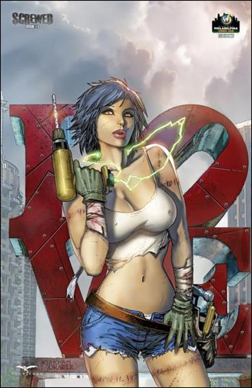 Screwed issue 1-C Tyler Kirkham Wizard World Philadelphia Cover