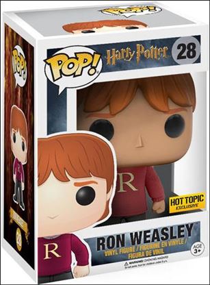 POP! Harry Potter figure 28 Ron Weasley (Sweater) Hot Topic Exclusive