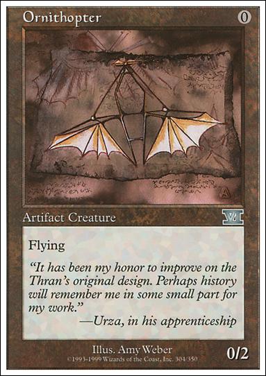 Magic the Gathering: 6th Edition (Base Set) card 304 Ornithopter