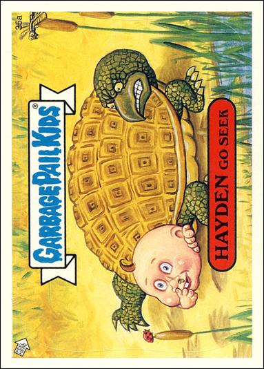 Garbage Pail Kids All-New Series 2 (Base Set)   card 35a Hayden Go Seek