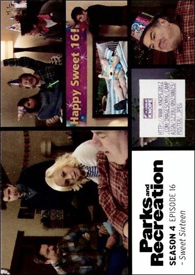 Parks and Recreation: Seasons 1 - 4 card 62 Sweet Sixteen