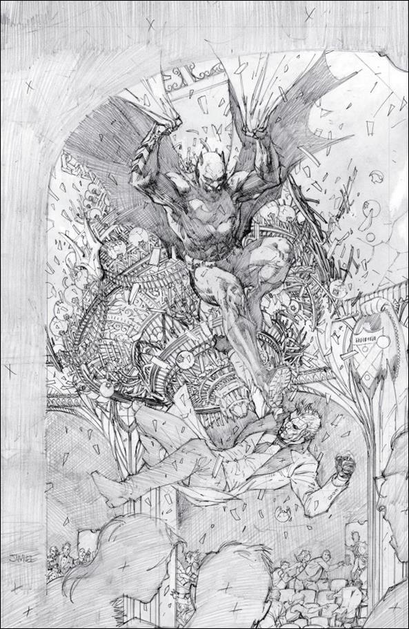 Detective Comics (1937) issue 1065-D Jim Lee 1:50 Pencil Foil Cardstock Cover