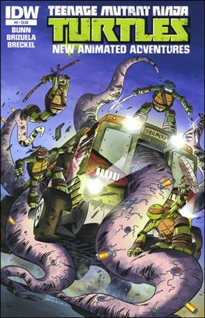 Teenage Mutant Ninja Turtles New Animated Adventures issue 6 Dario Brizuela Cover
