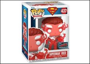 POP! Heroes figure 437-B Superman (Red) 2022 NYCC Exclusive 
