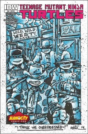 Teenage Mutant Ninja Turtles (2011) issue 38-D Kevin Eastman Alamo City Comic Con Cover 1/1000