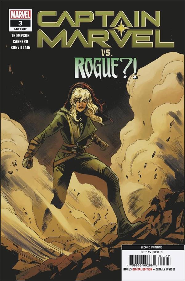 Captain Marvel (2019) issue 3-D Carmen Carnero Cover (2nd Printing)