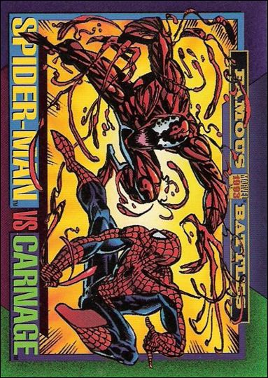 Marvel Universe: Series 4 (Base Set) card 145 Spider-Man vs Carnage
