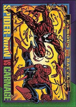 Marvel Universe: Series 4 (Base Set) card 145 Spider-Man vs Carnage