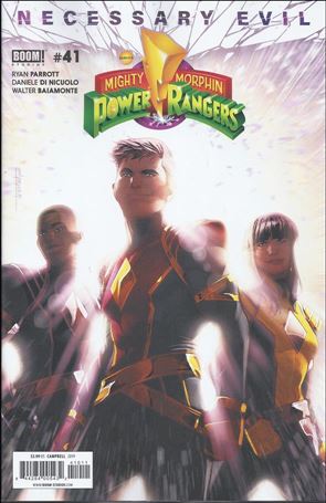 Mighty Morphin Power Rangers issue 41 Jamal Campbell Cover