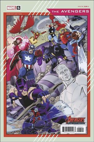 Avengers (2023) issue 5-D Aaron Kuder Avengers 60th Anniversary Cover